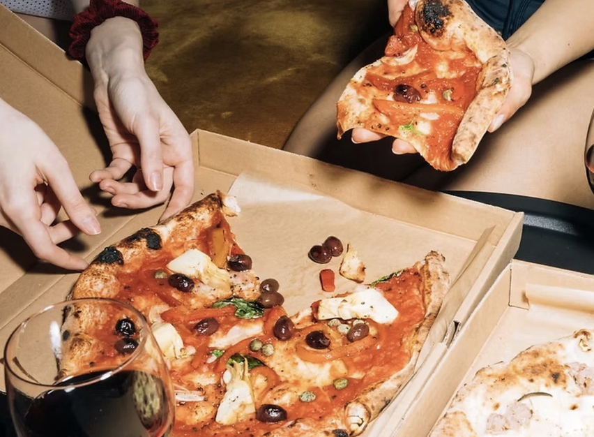 Pizza in der Box